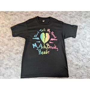 Vintage Billy Ray Cyrus My Achy Breaky Heart Black Large Tshirt Single Stitch